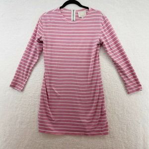 STS Sail to Stable Womens Size XS Striped Shift Dress beach summer pink resort